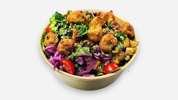 Pumpkin & Crispy Tofu Salad